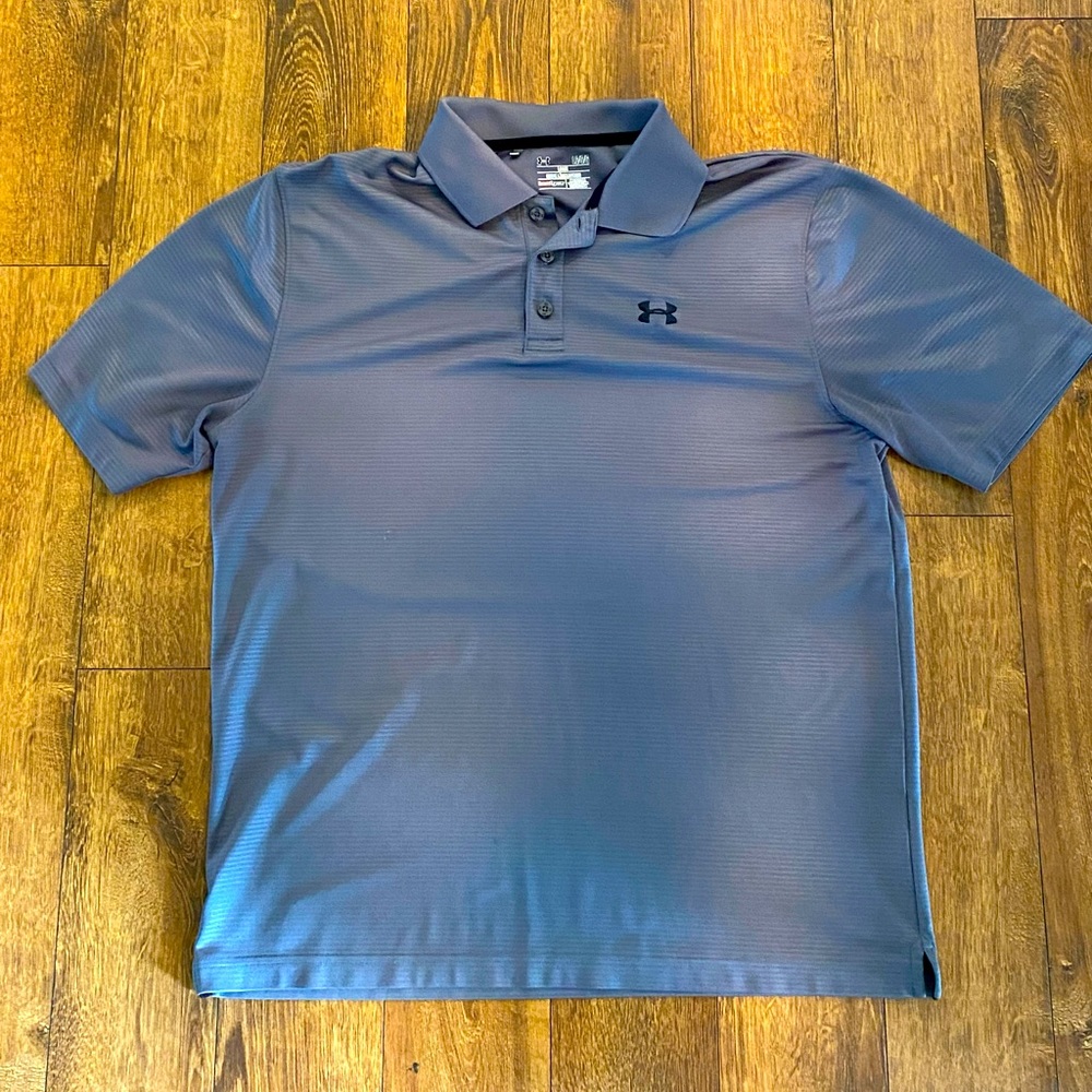 Large grey Under Armour Polo Shirt